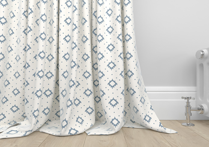 Huaraz Velvet, Cool Blue - Made to Measure Curtains - Image 6